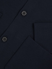 Reiss Navy Blue Fitzgerald Shirt - Image 6 of 6