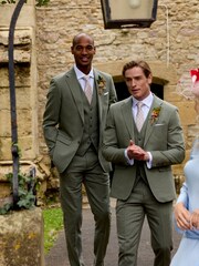 Skopes grey Tailored Fit Calvados Linen Blend Suit Jacket - Image 3 of 7