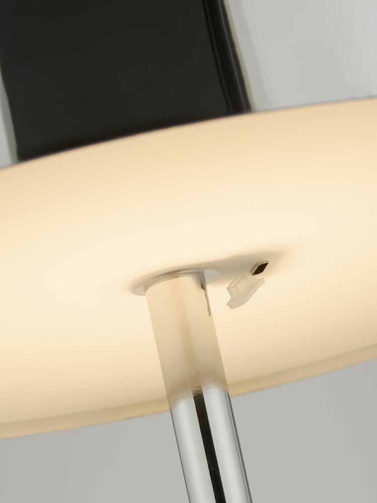 Searchlight Chrome Meridian Floor Lamp - Image 2 of 4