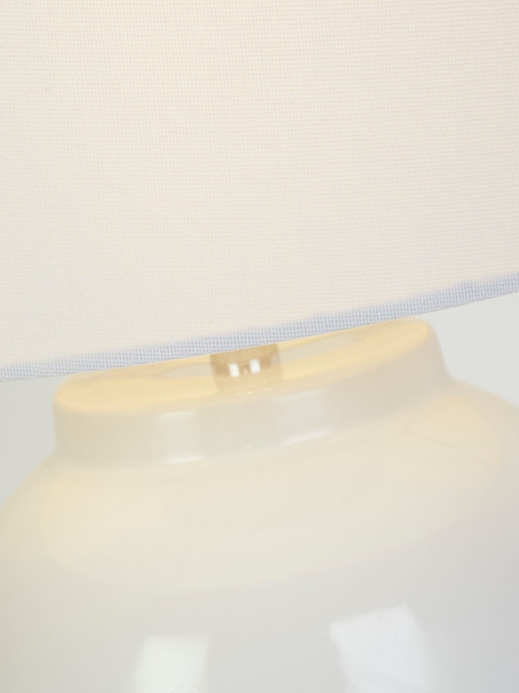 Searchlight Chrome and White Rechargeable LED Touch Solstice Table Lamp - Image 4 of 4