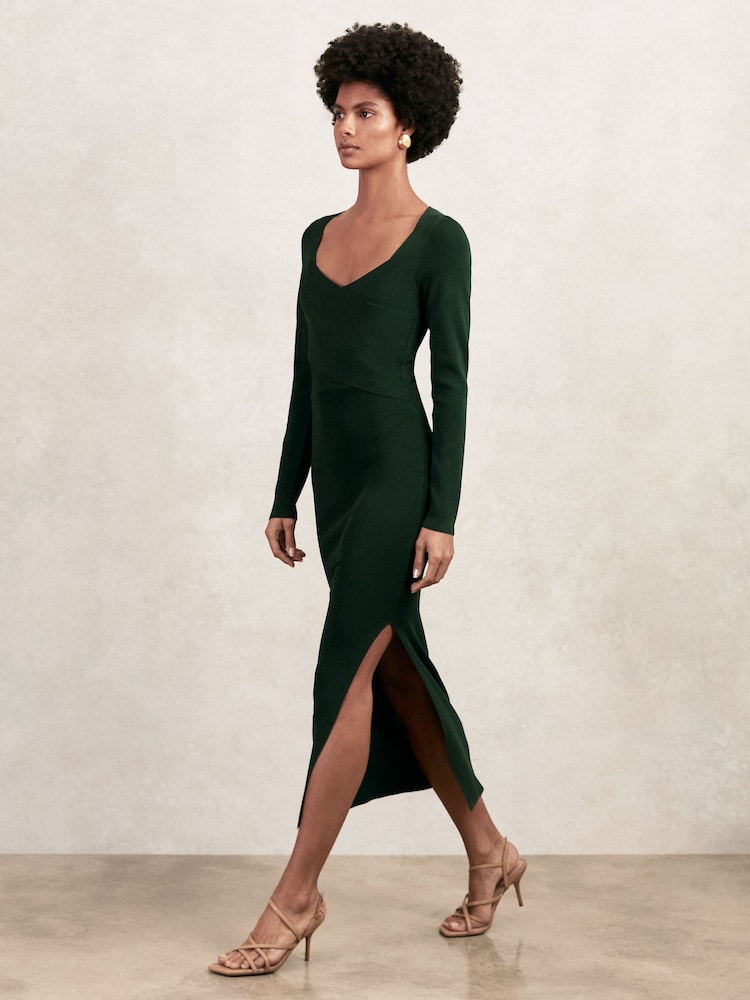 Reiss Green Sophia Dress - Image 1 of 7