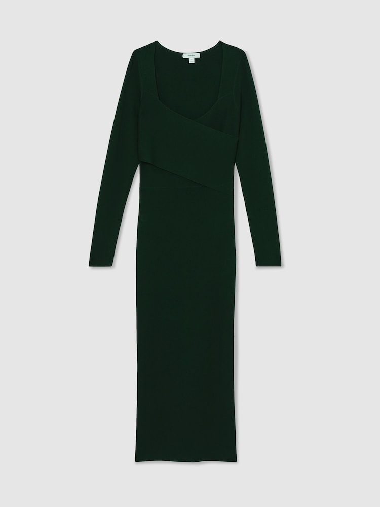 Reiss Green Sophia Dress - Image 2 of 7