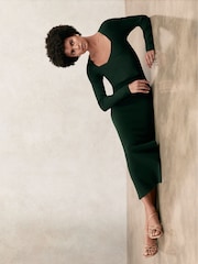 Reiss Green Sophia Dress - Image 3 of 7