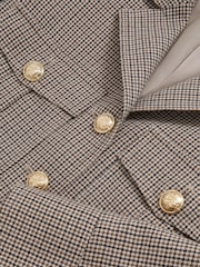 Reiss Neutral Check Jaque Jacket - Image 8 of 8