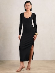 Reiss Black Sophia Dress - Image 1 of 6