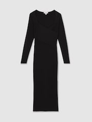Reiss Black Sophia Dress - Image 2 of 6