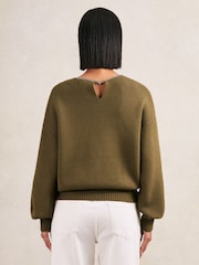 Reiss Sage Green Nadia Jumper - Image 5 of 6