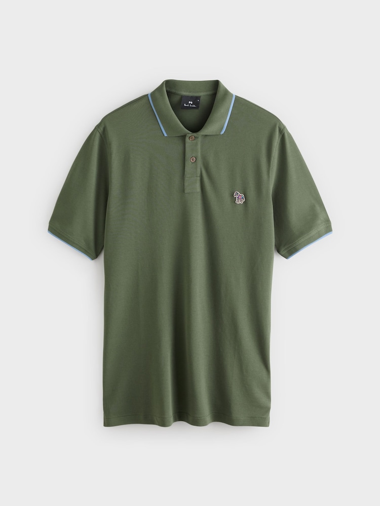 PS Paul Smith Regular-Fit Tipped Collar Polo Shirt - Image 1 of 1