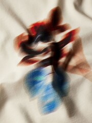 PS Paul Smith Cream Floral Print Long Sleeve Top - Image 4 of 6