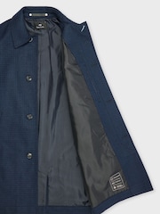 PS Paul Smith Blue Waterpoof Textured Coat - Imagem 6 de 6