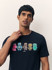 PS Paul Smith Regular Fit Graphic Print T-Shirt - Image 5 of 6