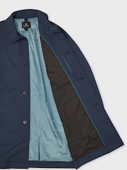 PS Paul Smith Blue Regular Fit Logo Parka Jacket - Image 4 of 9