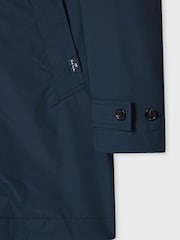 PS Paul Smith Blue Regular Fit Logo Parka Jacket - Image 5 of 9