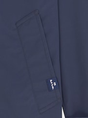 PS Paul Smith Blue Regular Fit Logo Parka Jacket - Image 9 of 9