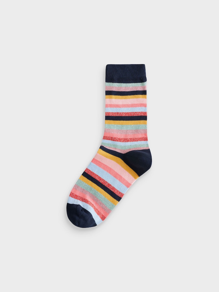 PS Paul Smith Blue Swirl Crew Ankle Socks - Image 1 of 1
