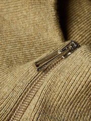 rjava - PS Paul Smith Quarter Zip Logo Jumper - Slika 6 iz 9