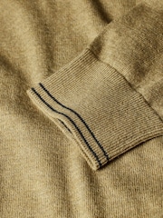 rjava - PS Paul Smith Quarter Zip Logo Jumper - Slika 8 iz 9