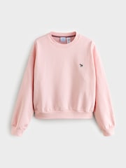 PS Paul Smith Pink Zebra Logo Jersey Sweatshirt - Image 1 of 1