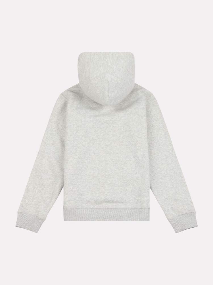 New Balance Grey Small Kids French Terry 100% Cotton Logo Hoodie - Image 7 of 7 New Balance Grey Small Kids French Terry 100% Cotton Logo Hoodie - Image 7 of 7
