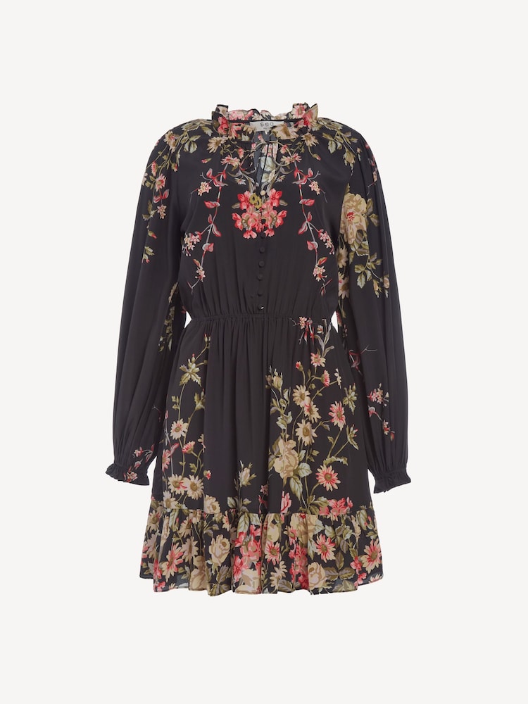Sea New York Multi Jolie Print Short Sleeve Mini Dress - Image 1 of 1