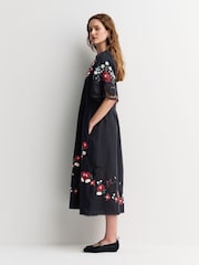 Sea New York Rosaline Embroidery Midi Dress - Image 3 of 6