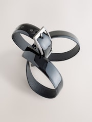 Black Patent Belt - Image 2 of 3