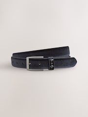 Black Velvet Belt With Stud Detail - Image 1 of 3