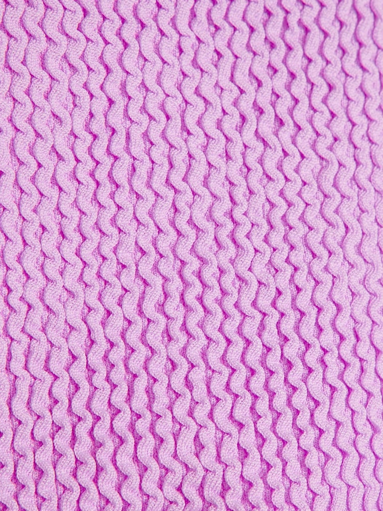 River Island Purple Girls Textured Short Bikini - Image 4 of 4