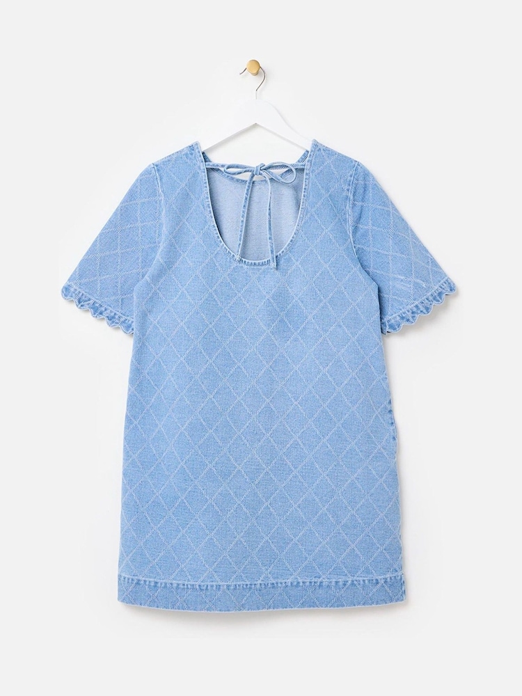 oliver bonas denim dress Buy Oliver Bonas Blue Denim Embroidered V-Neck Midi Dress from Next USA
