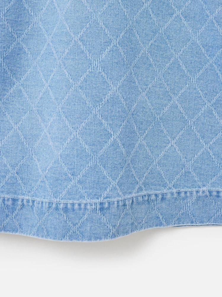 Oliver Bonas Denim Geometric Mini Dress - Bild 8 von 8 Oliver Bonas Denim Geometric Mini Dress - Bild 8 von 8