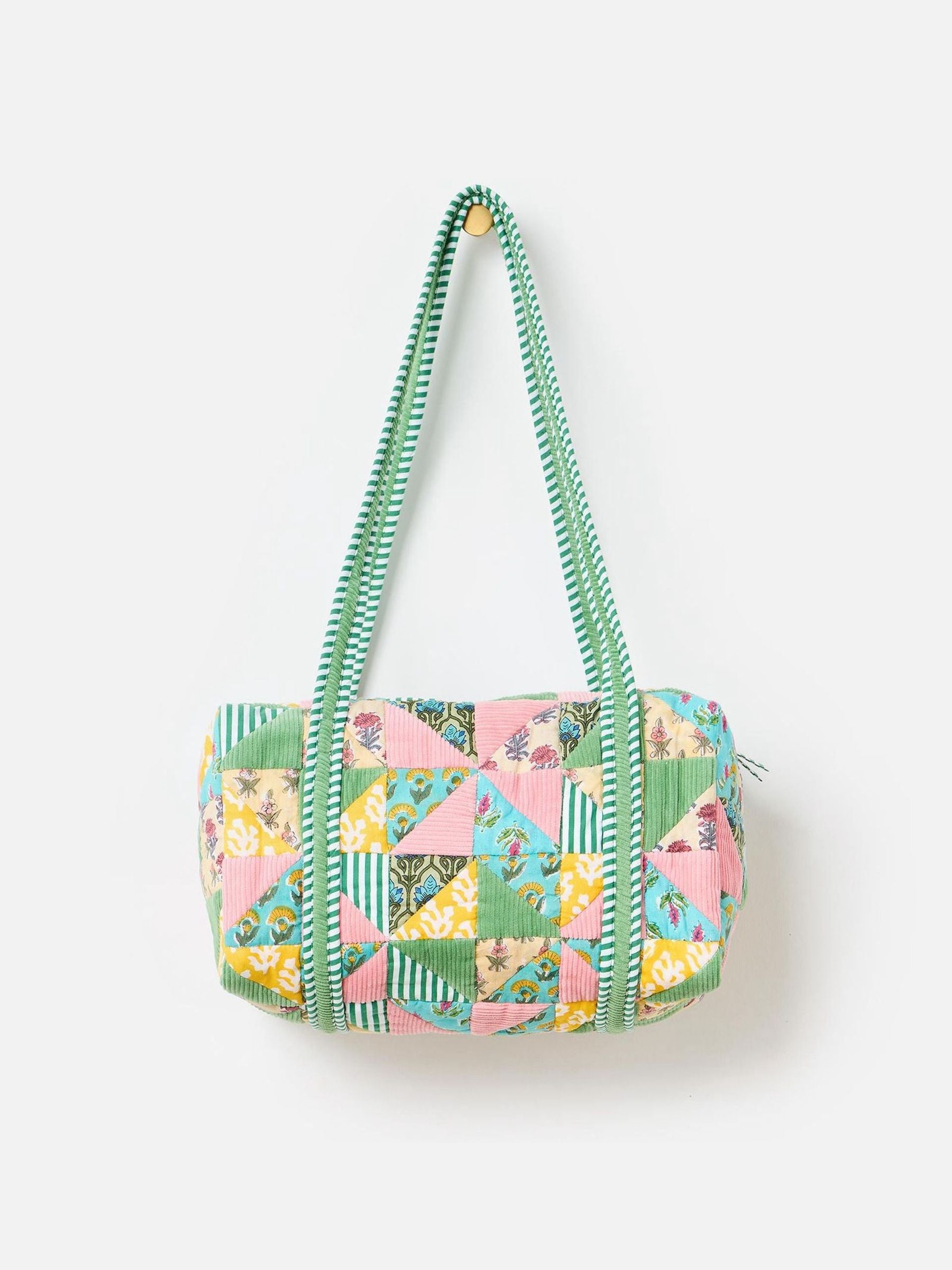 Buy Oliver Bonas Pink Patchwork 100% Cotton Weekend Bag from Next USA