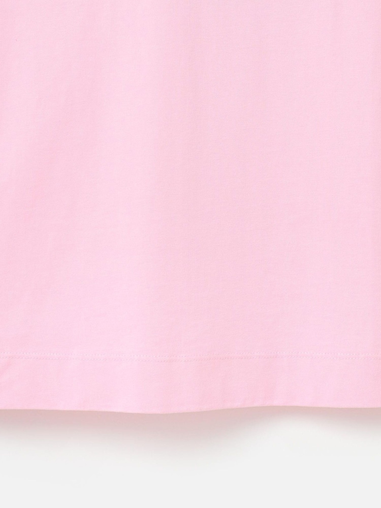 Oliver Bonas Pink Cactus Embroidered 100% Cotton T-Shirt - Image 5 of 5 Oliver Bonas Pink Cactus Embroidered 100% Cotton T-Shirt - Image 5 of 5