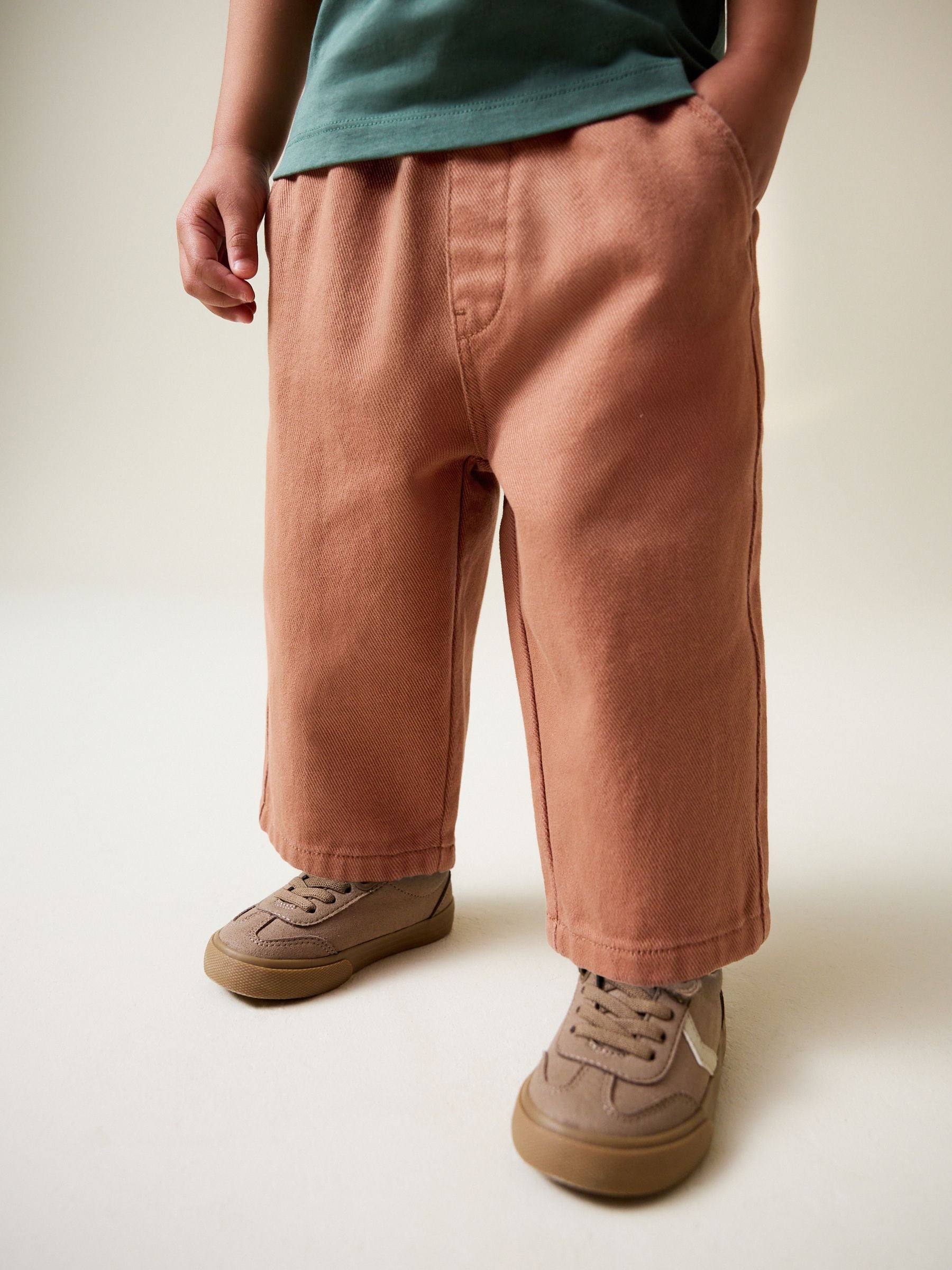 Buy Rust Orange Pull On Wide Trousers (3mths-7yrs) from Next USA