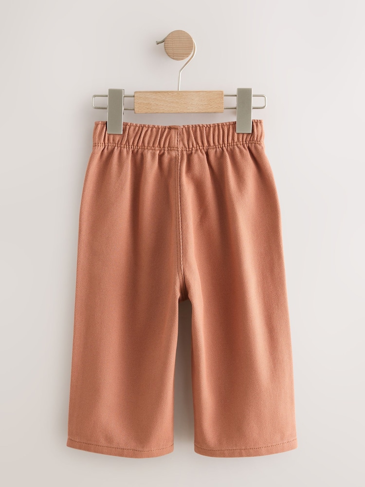 Rust Orange Pull On Wide Trousers (3mths-7yrs) - Image 2 of 4 Rust Orange Pull On Wide Trousers (3mths-7yrs) - Image 2 of 4