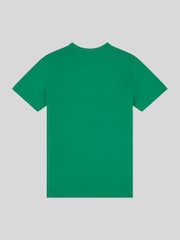 U.S. Polo Assn. Light Green Boys Graphic Print 100% Cotton T-Shirt - Image 2 of 3