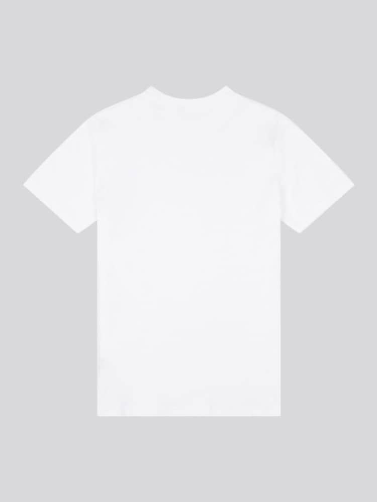 U.S. Polo Assn. White Large Boys Double Horsemen Graphic Print 100% Cotton T-Shirt - Image 2 of 3