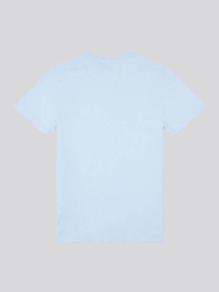 U.S. Polo Assn. Blue Boys Graphic Print 100% Cotton T-Shirt - Image 2 of 3