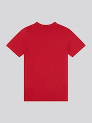 U.S. Polo Assn. Red Boys Graphic Print 100% Cotton T-Shirt - Image 2 of 3