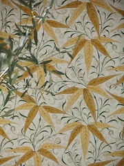 Morris & Co Bamboo Sunflower Bamboo Morris  Friends 10M Wallpaper - Image 3 of 3