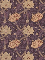 Morris & Co Windrush Aubergine Wine Windrush Morris  Friends 10M Wallpaper - Image 1 of 1