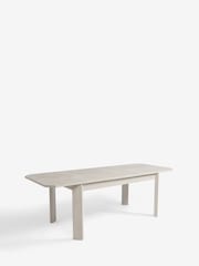 Light Natural Oak Effect Nomad Geo 6 to 10 Seater Extending Dining Table - Image 2 of 4