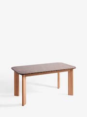 Dark Natural Marble Effect Nomad 6 to 8 Seater Extending Dining Table - Image 2 of 3