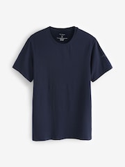 Ted Baker Blue Crew Neck T-Shirts 3 Pack - Image 4 of 7