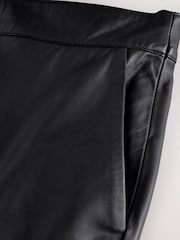 Schwarz - N. Premium Real Leather Pencil Skirt - Bild 4 von 6