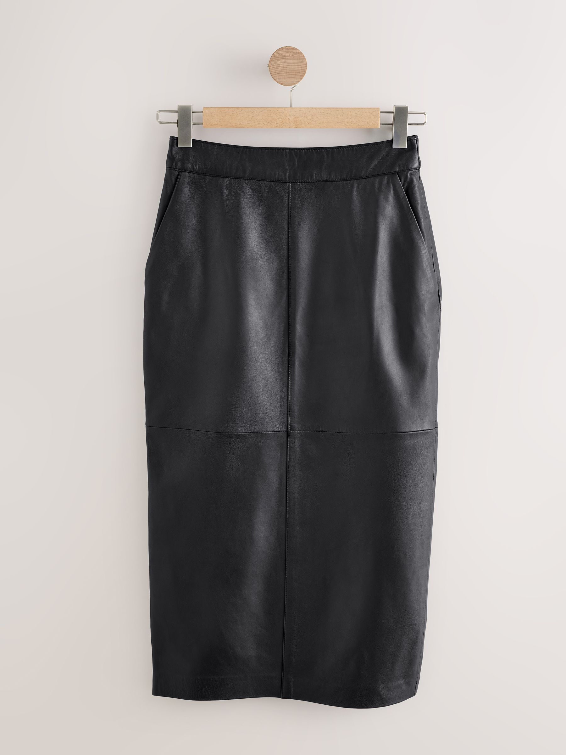 Buy Black N. Premium Real Leather Pencil Skirt from Next South Africa