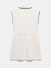 Mint Velvet White Sleeveless Knit Mini Dress - Image 2 of 8
