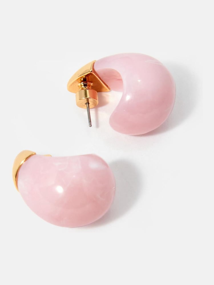 Mint Velvet Gold Tone Teardrop Earrings - Image 3 of 3