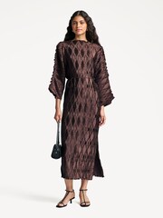 By Malene Birger Brown Tralaido Dress - Image 2 of 6