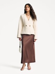 By Malene Birger Brown Boshan Skirt - Image 1 of 5