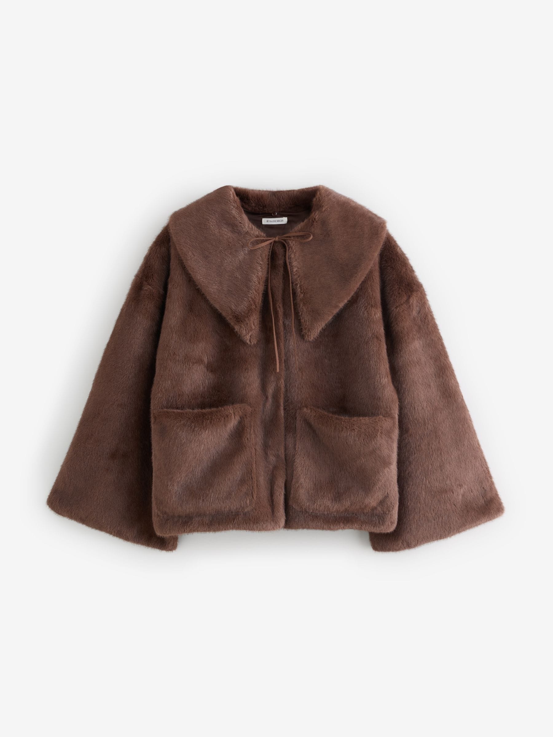 Buy By Malene Birger Brown Jacquie Fake Fur Coat from the Next UK